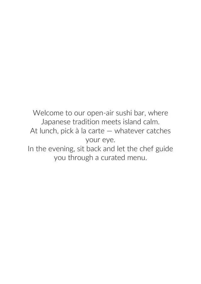 Original menu for Lime, page 2
