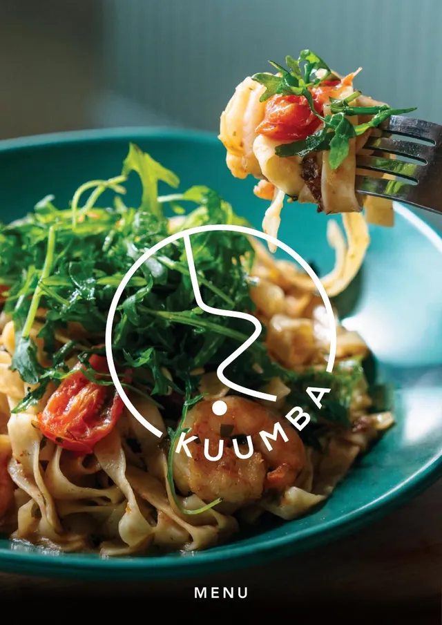 Original menu for Kuumba Moka Telfair, page 1