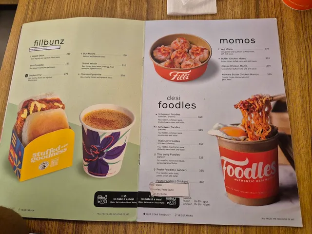 Original menu for FiLLi Cafe | Centre De Flacq - Flacq, page 3