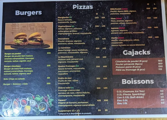 Original menu for Kal kof, page 1