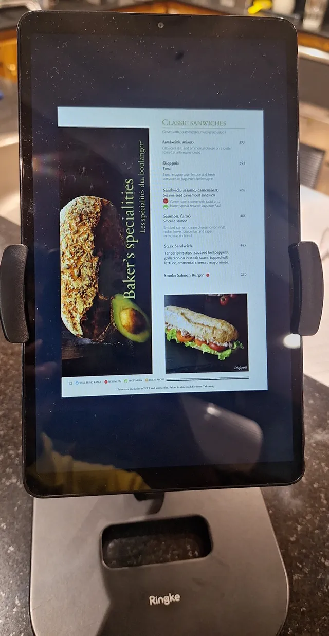 Original menu for Paul Mauritius, page 1