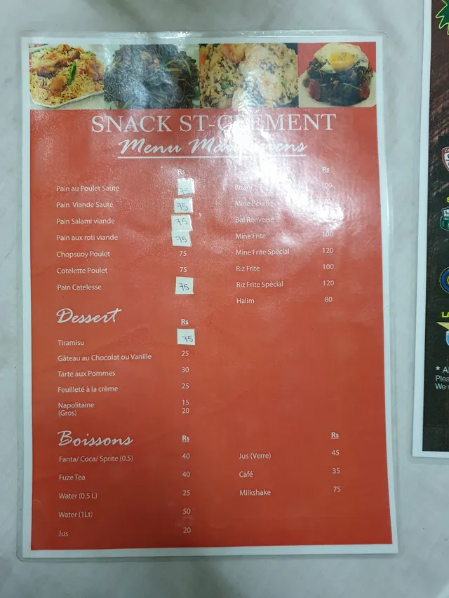 Original menu for Roma Pizza Restaurant, page 1