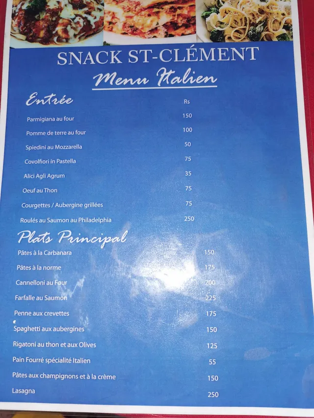 Original menu for Roma Pizza Restaurant, page 3