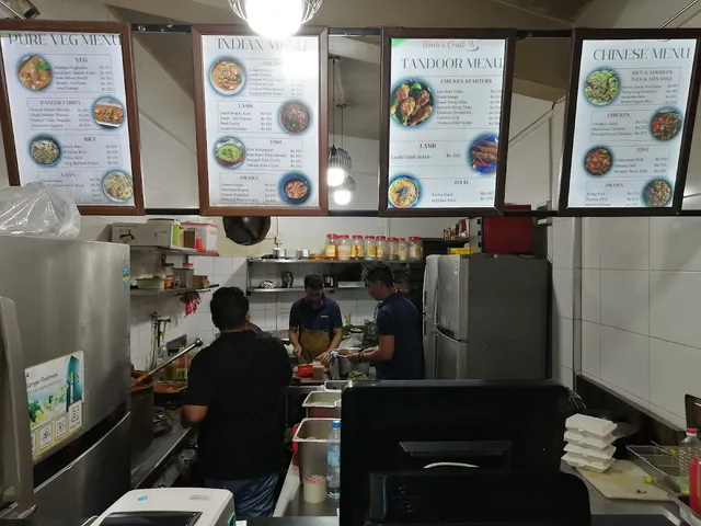 Original menu for Tender Grill, page 1