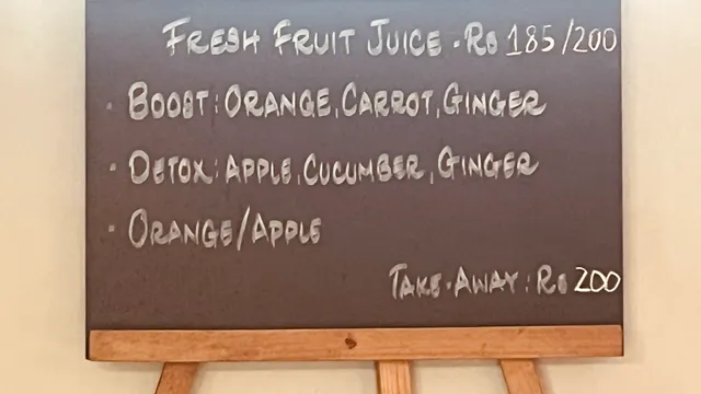 Original menu for Le Coffee Shop, page 1