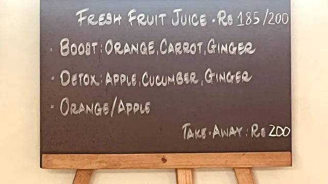 Original menu for Le Coffee Shop, page 2